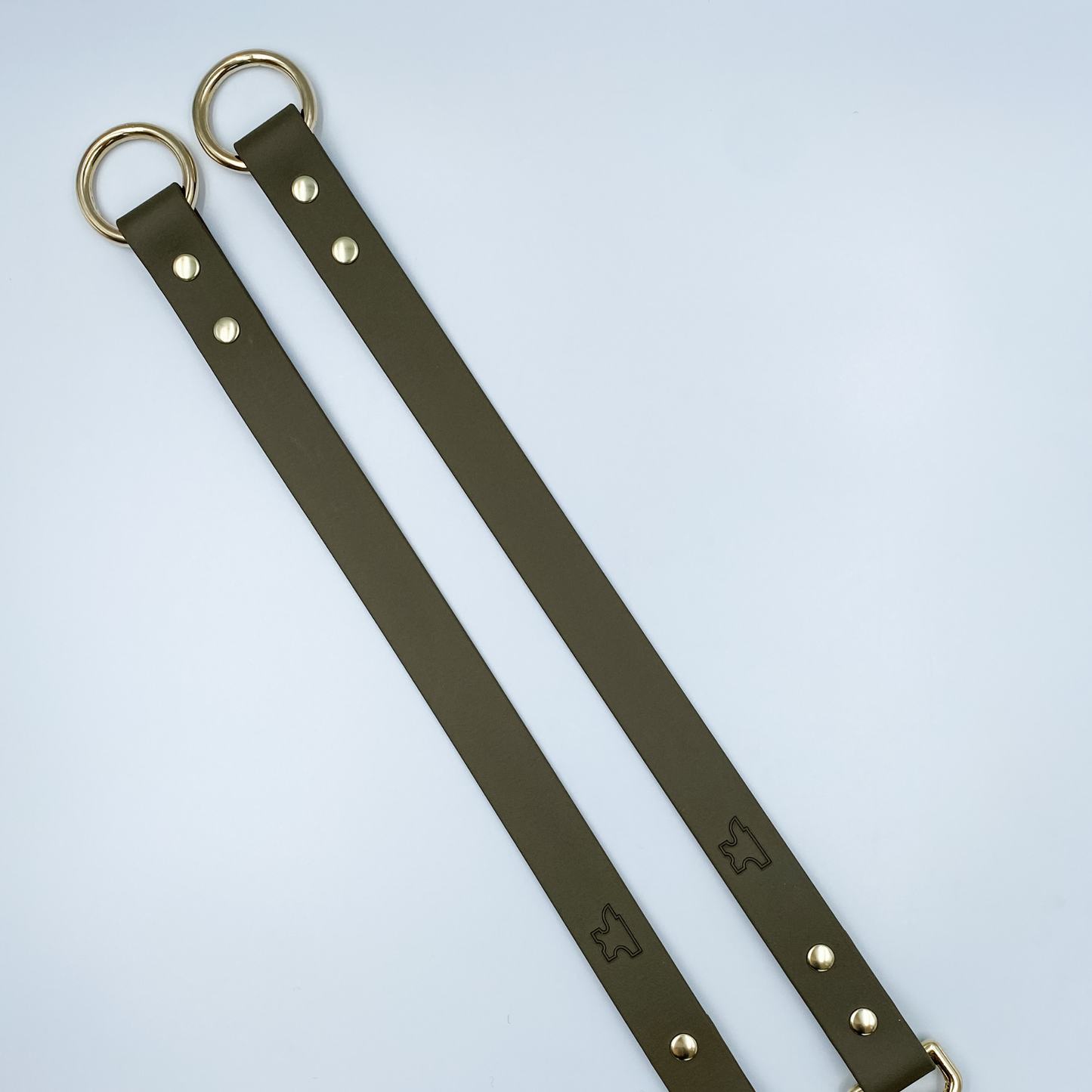 Double / Split Dog Lead - Waterproof BioThane® - Custom Dog Lead