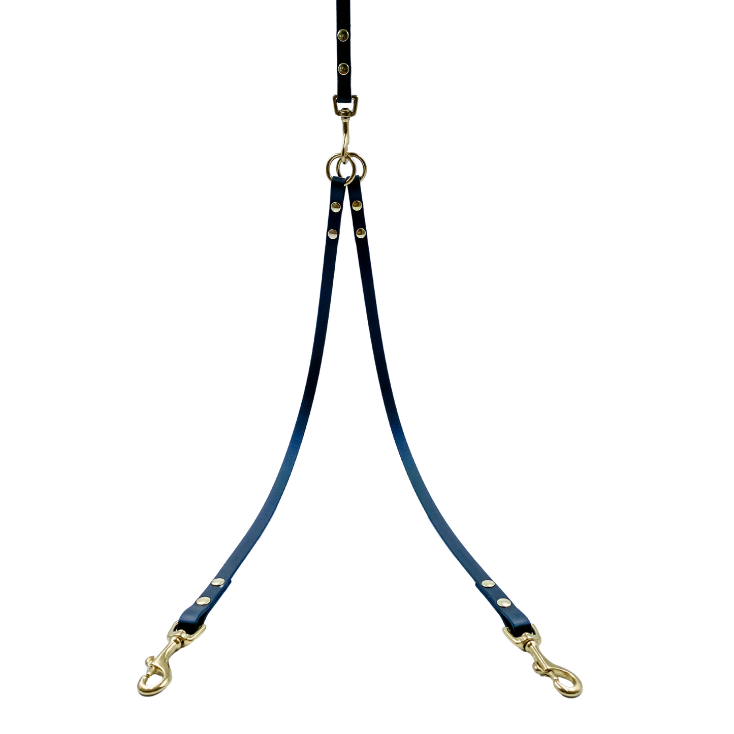 Double / Split Dog Lead - Waterproof BioThane® - Custom Dog Lead