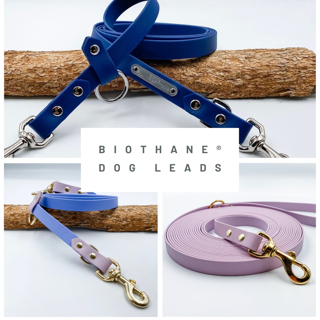 Waterproof BioThane Dog Leads - Made in NZ by Kinfolk Leather
