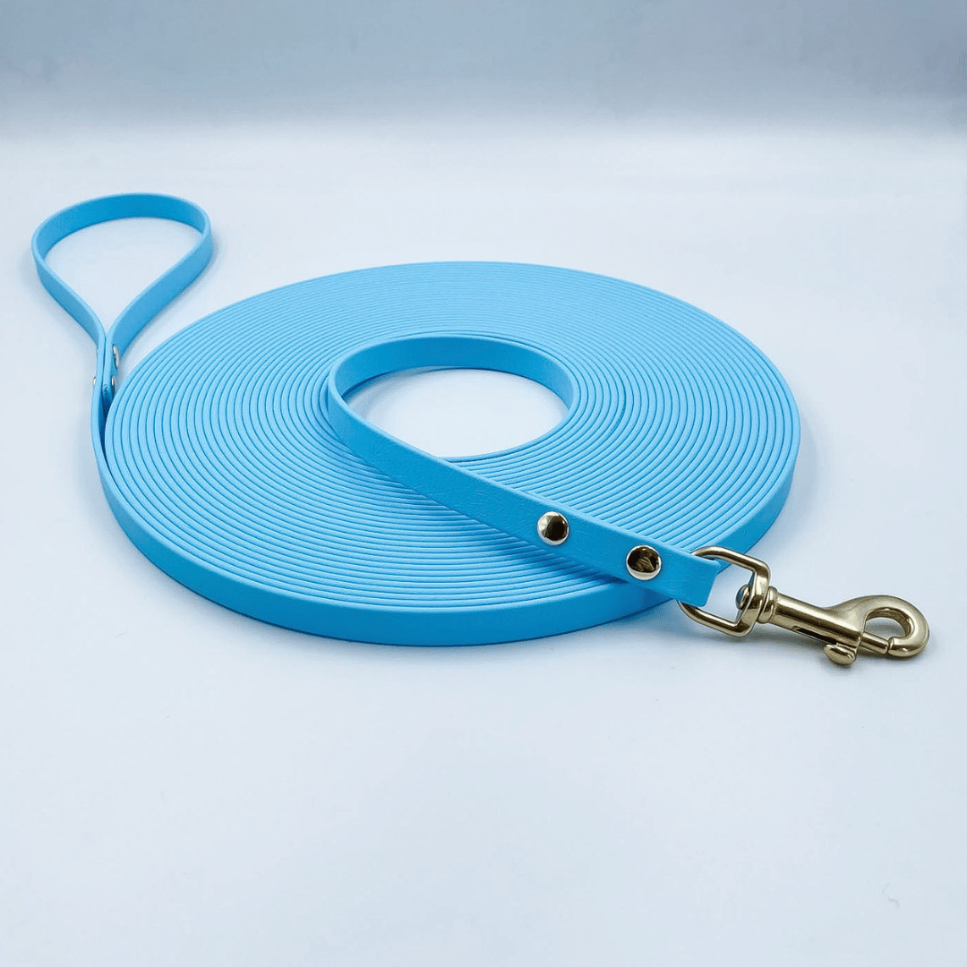 Waterproof BioThane® Long Line Dog Lead with Handle