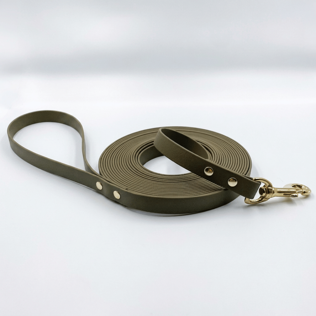 Waterproof BioThane® Long Line Dog Lead with Handle