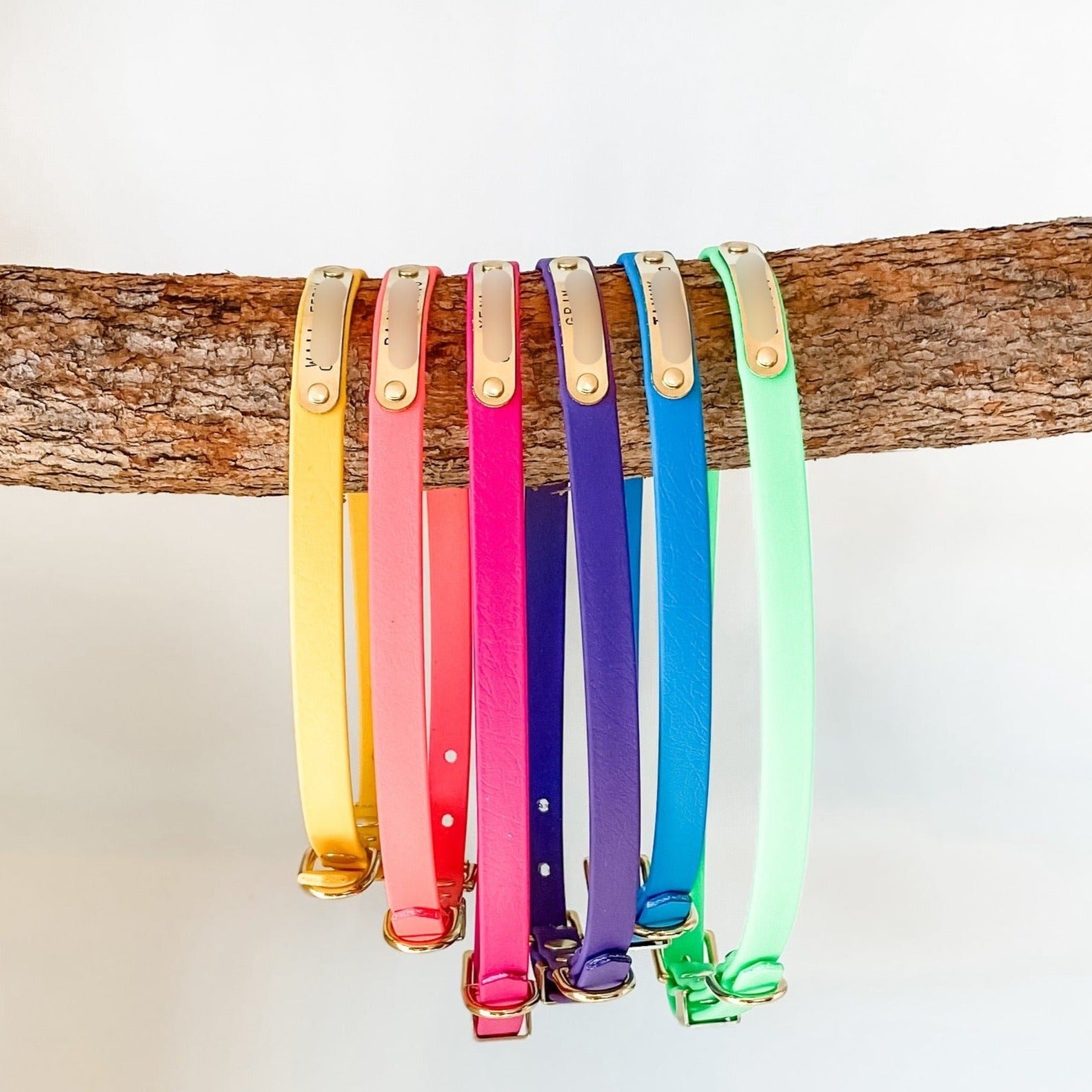 Waterproof Biothane Custom Dog Collars - made in NZ by Kinfolk Leather