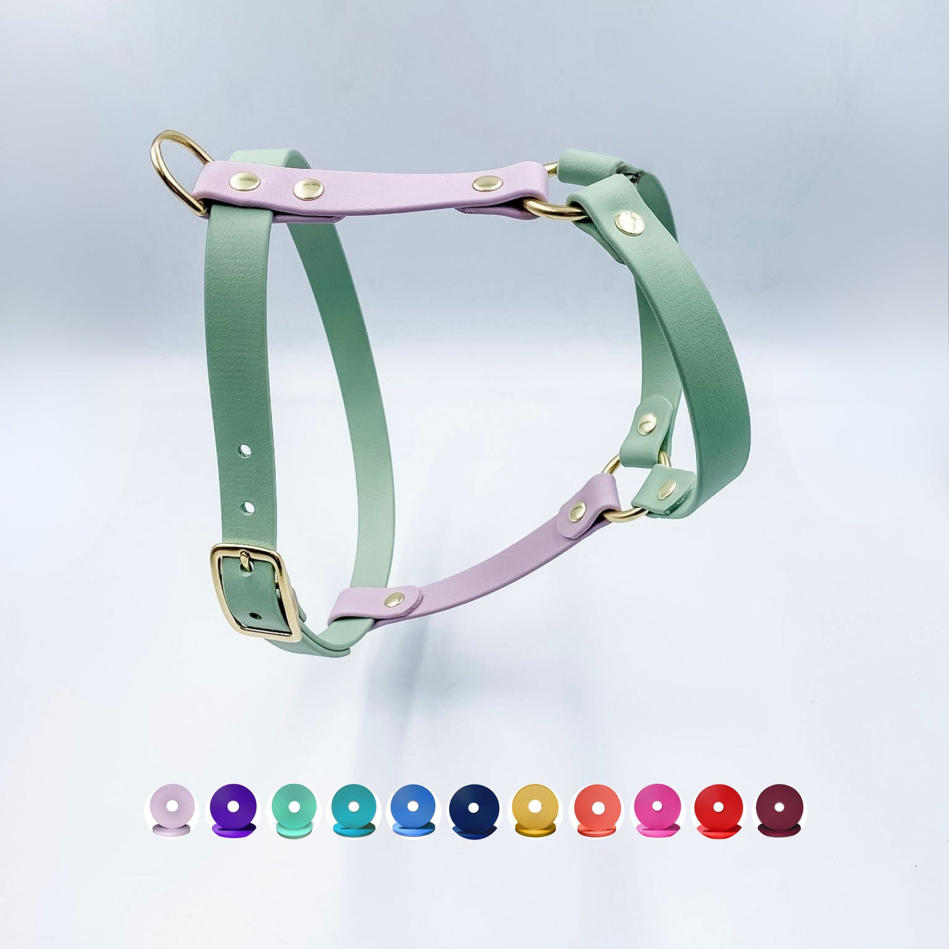 waterproof dog harness custom made from biothane