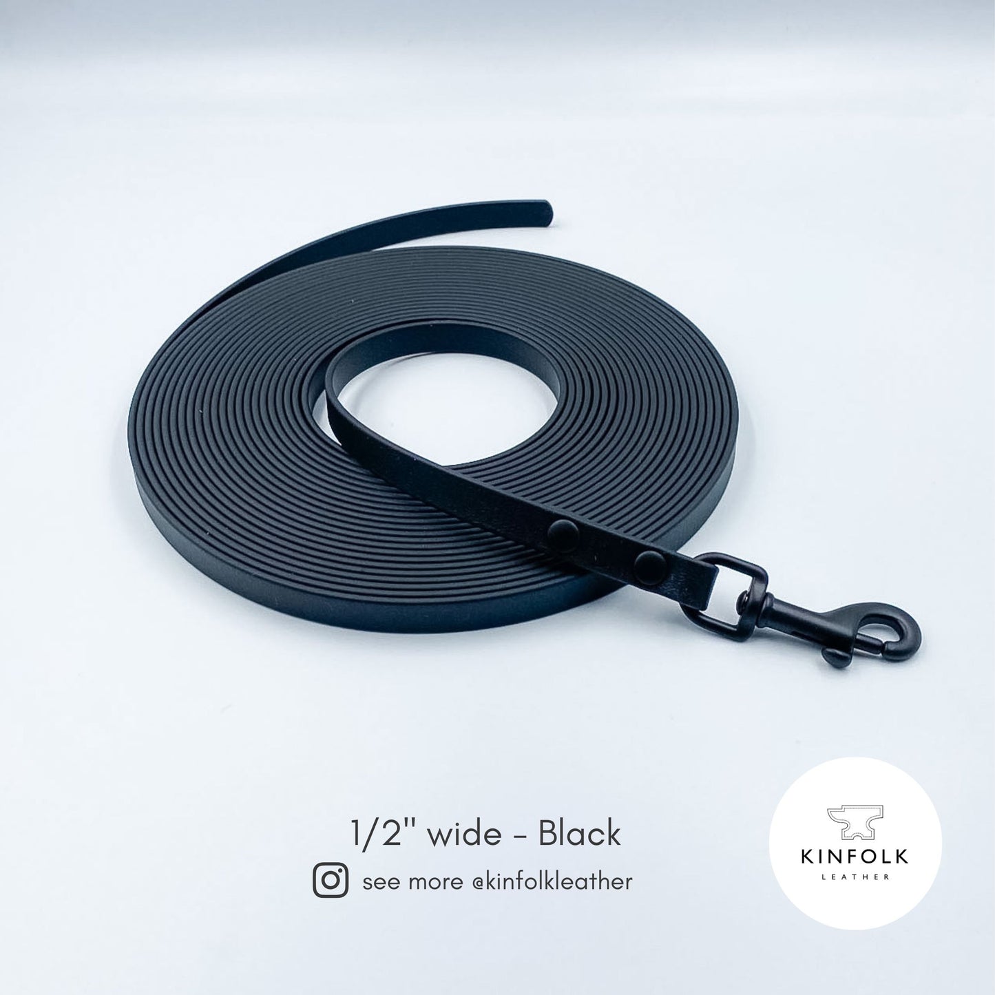 Waterproof BioThane® Drag Line - Trailing Long Line Dog Lead