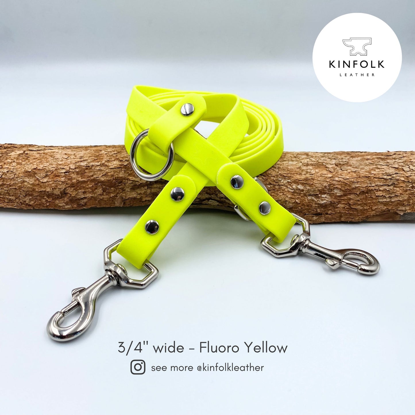 Handsfree Adjustable Lead - Waterproof BioThane® Custom Dog Lead