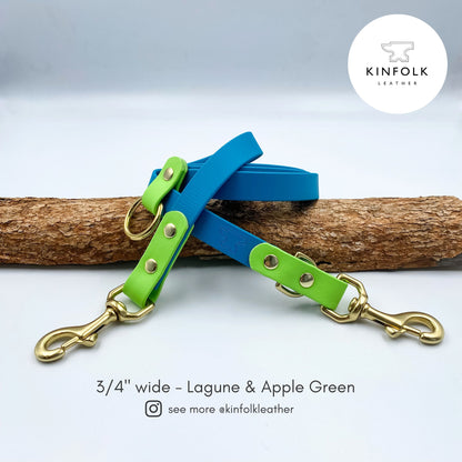 Handsfree Adjustable Lead - Waterproof BioThane® Custom Dog Lead