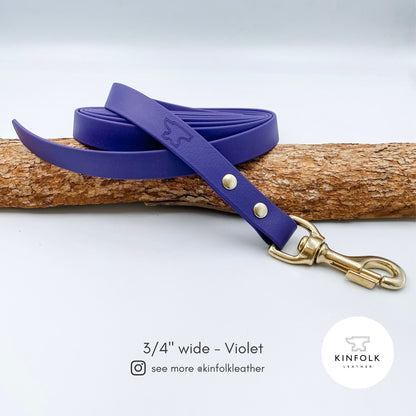 Waterproof BioThane® Drag Line - Trailing Long Line Dog Lead