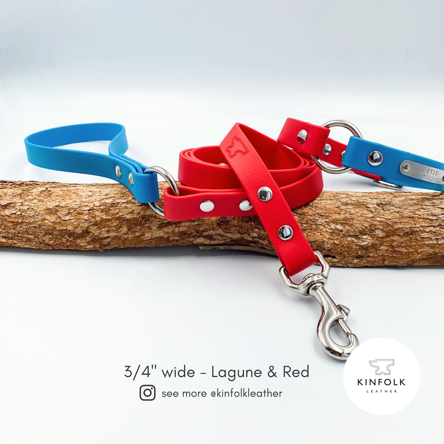 Two Tone Classic Lead – Waterproof BioThane® Custom Dog Lead
